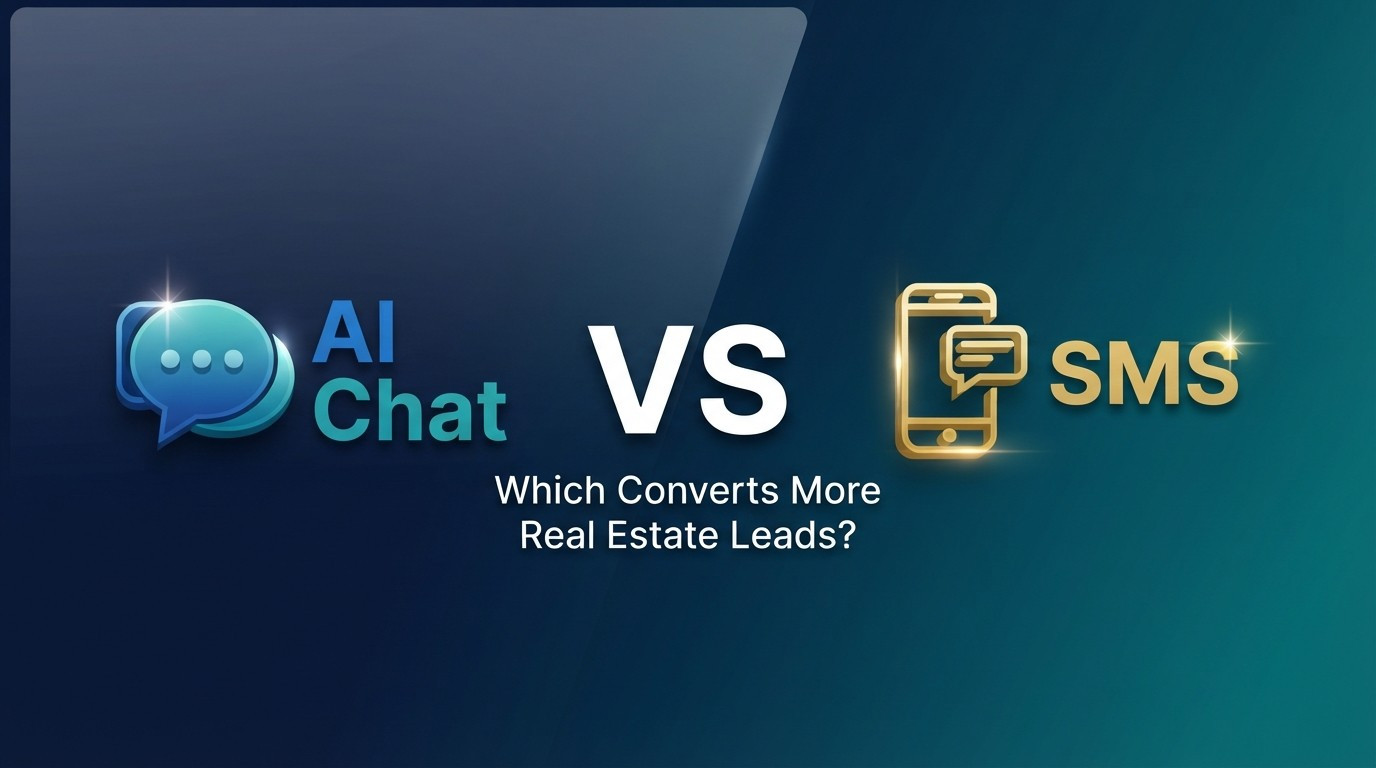AI Chat vs SMS Follow-Up for Real Estate: Which Converts More Leads?
