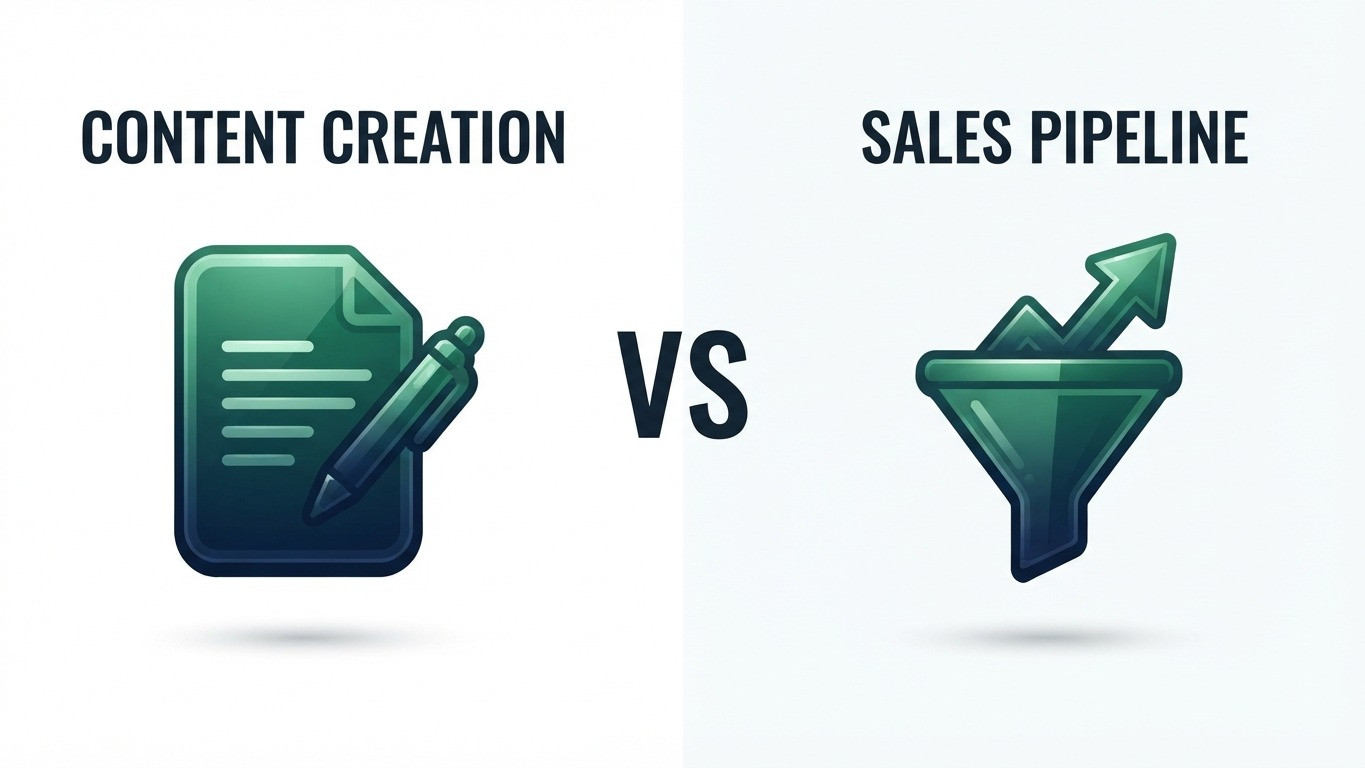 ai for content versus ai for pipeline impact comparison