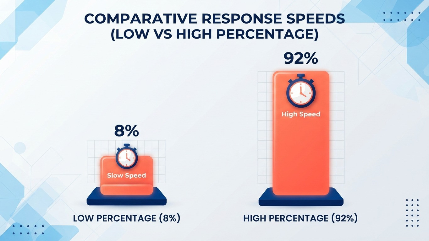 real estate contact form conversion rate statistics infographic