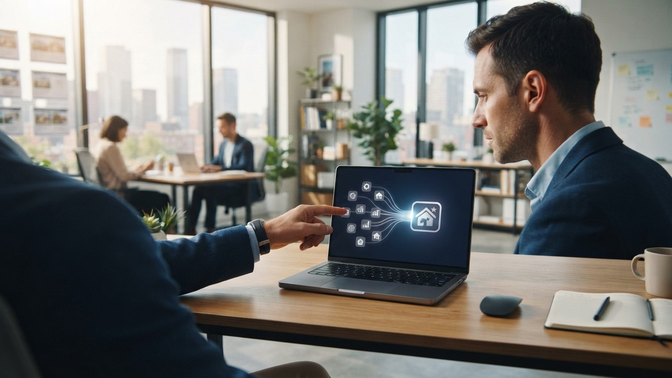 real estate agent using an embedded ai assistant inside existing crm demo