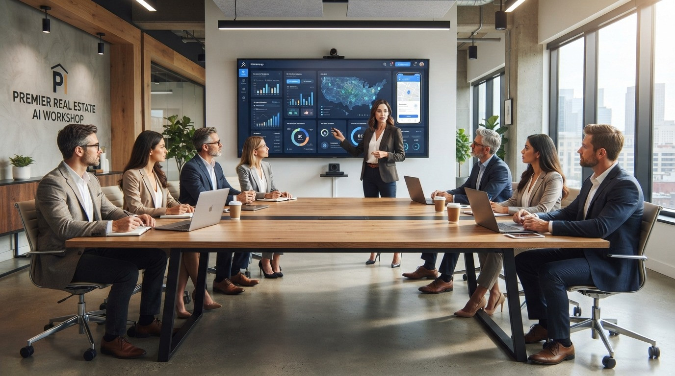 ai training gap for real estate agents hero illustration