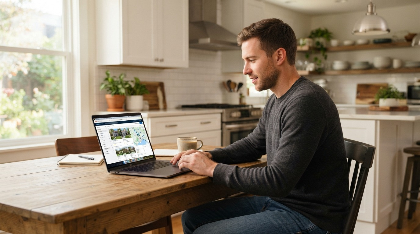 idx real estate home buyer searching listings online 2026