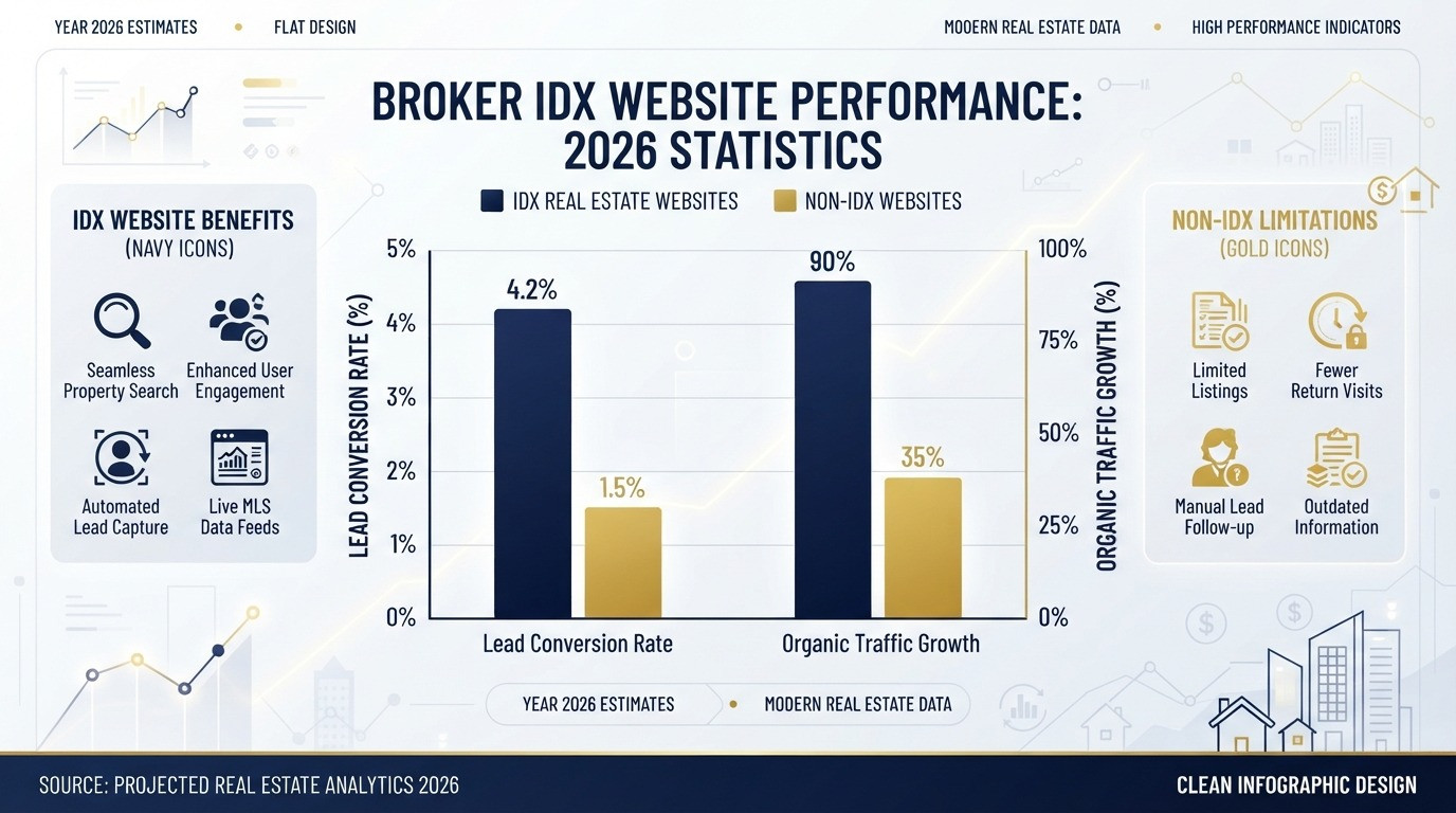 broker idx website performance statistics 2026