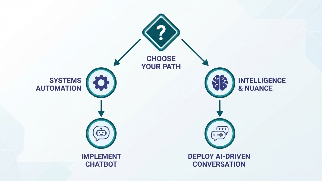 Decision guide: chatbot vs conversational AI for real estate teams