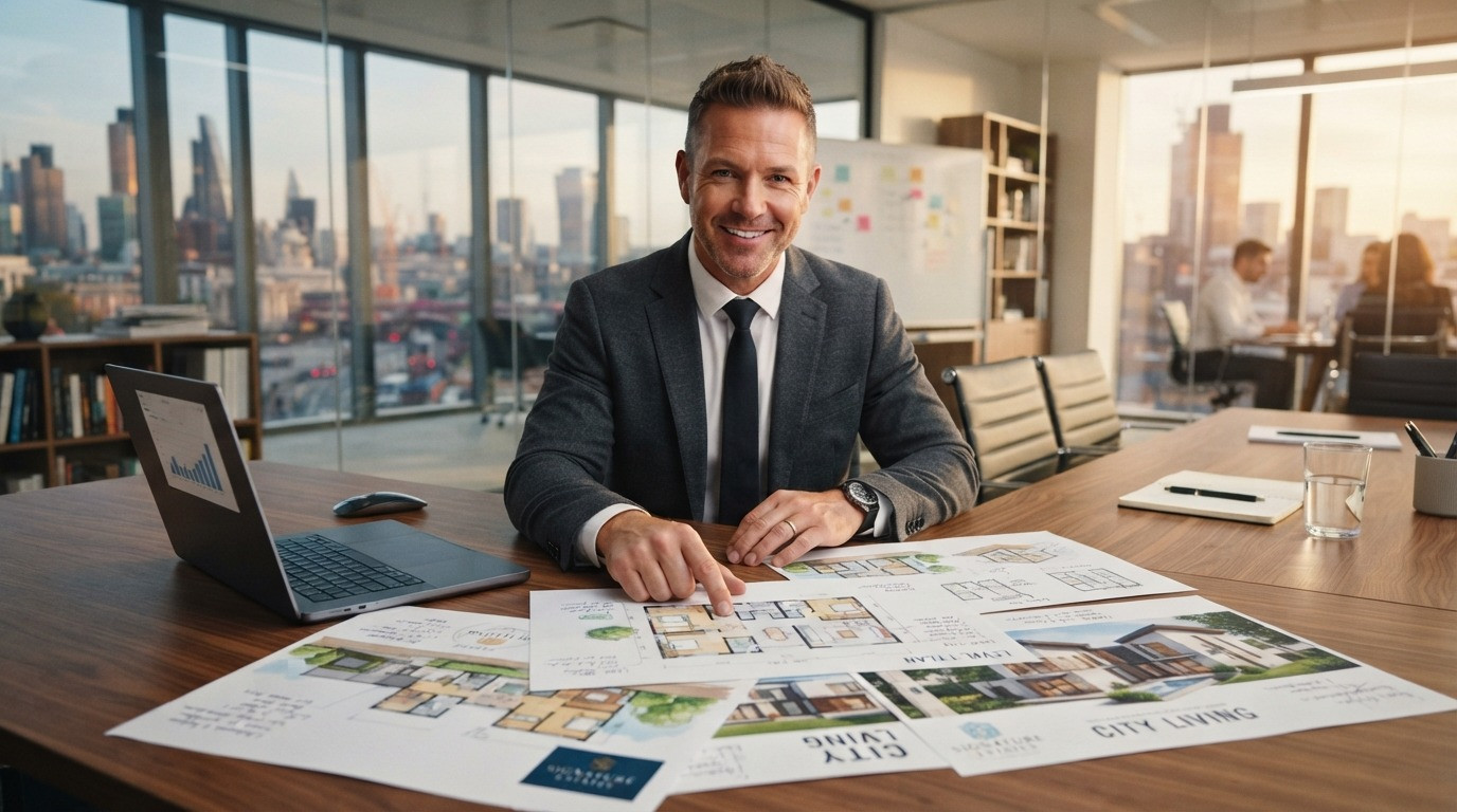best real estate website design broker reviewing design concepts 2026