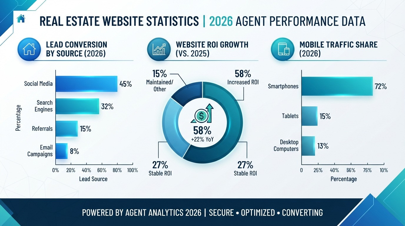 real estate website builder statistics 2026