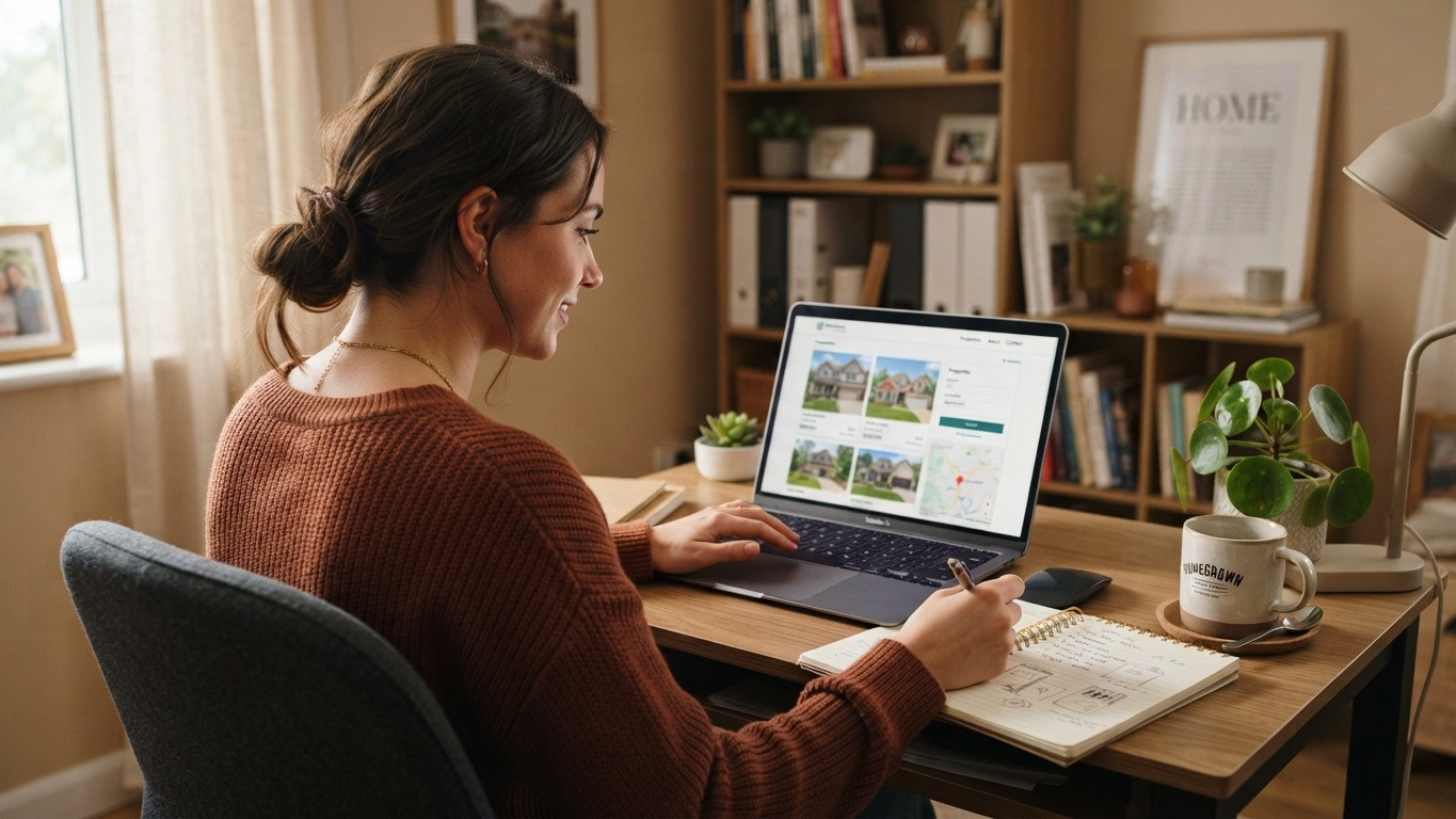 free real estate website builder agent working on laptop 2026