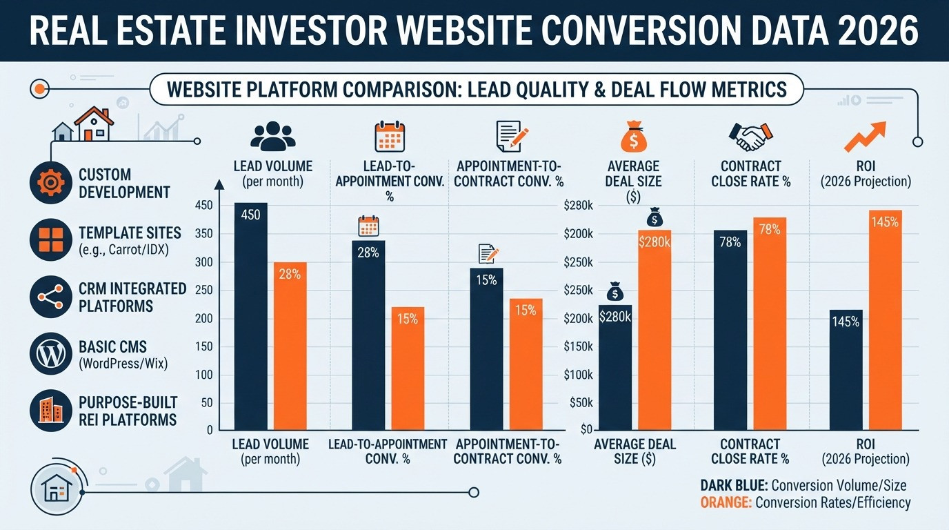 best website builder for real estate investors conversion statistics 2026