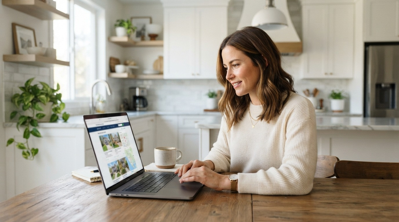 real estate agent landing page home buyer browsing agent profile 2026