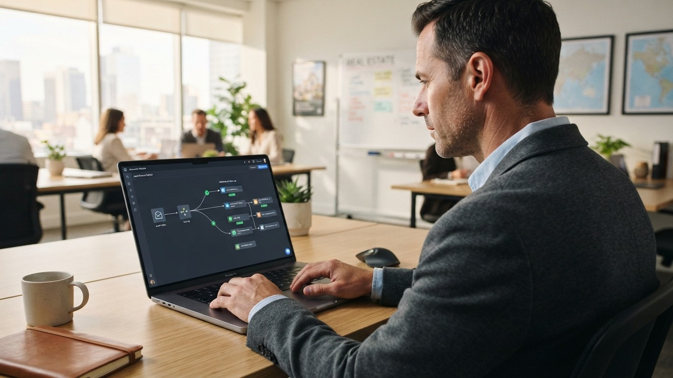agent using AI-enabled CRM workflow automation