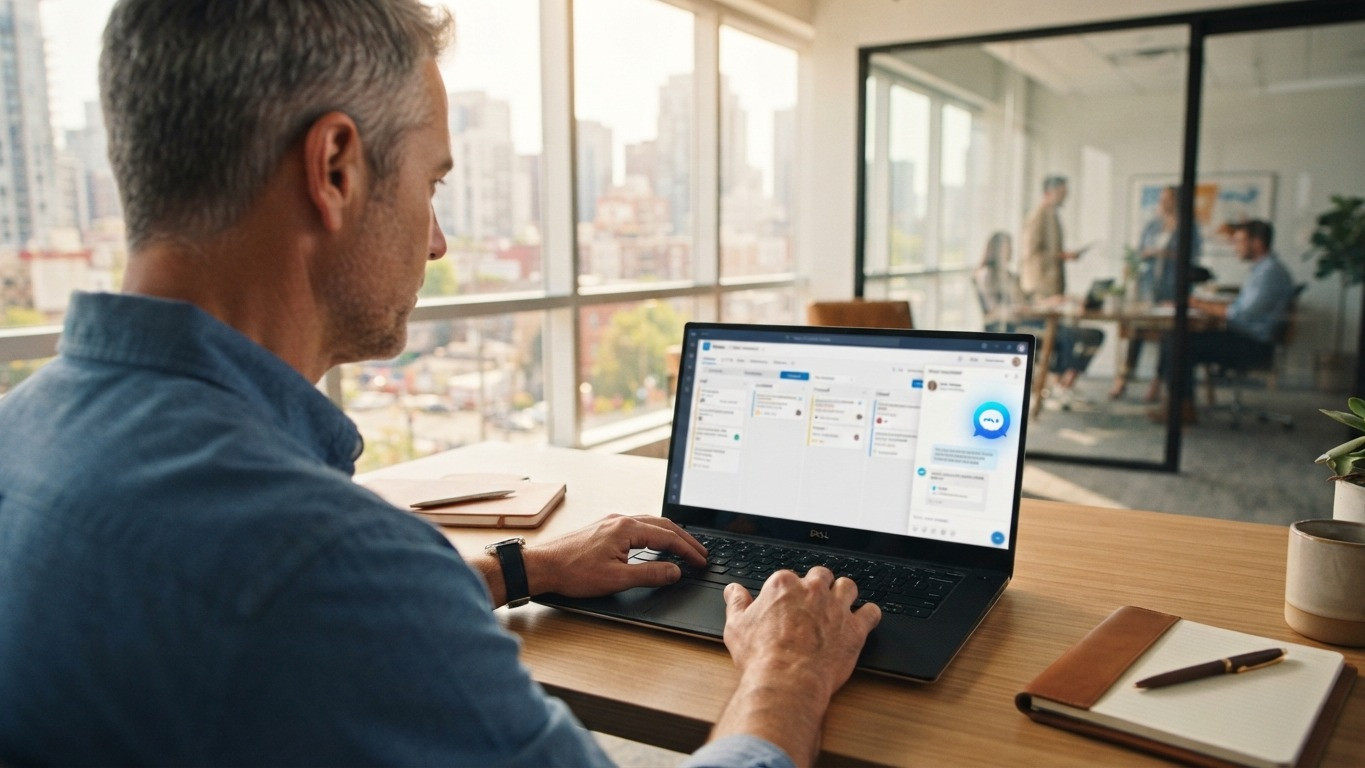 ai agent integration for real estate crm platforms agent updating crm dashboard