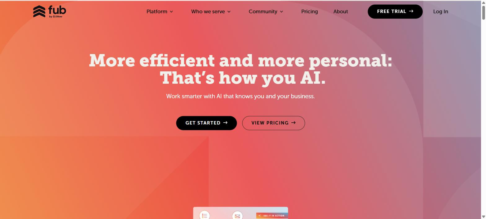 Follow Up Boss AI virtual assistant for real estate CRM