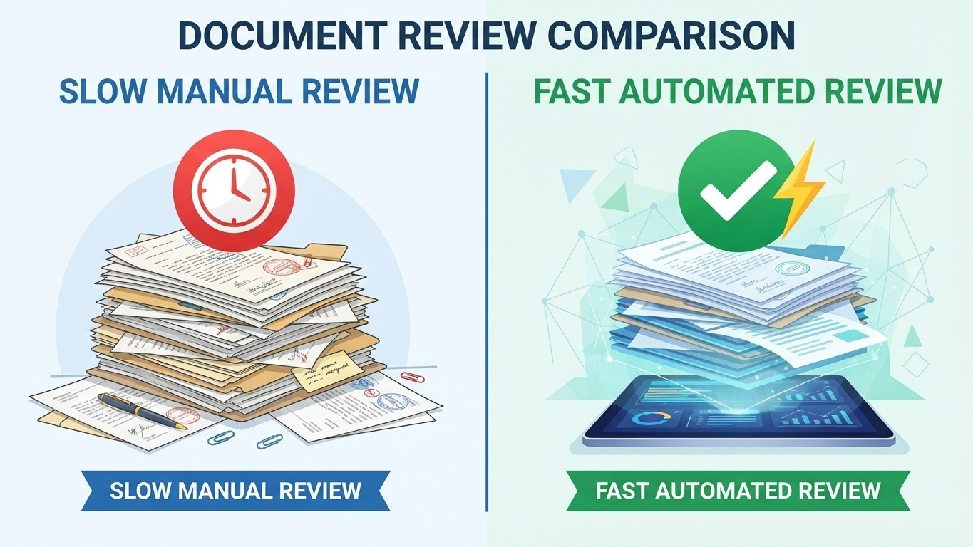 manual versus automated transaction review comparison