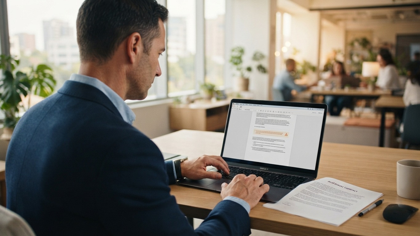 ai chatbot mortgage document errors real estate agents agent reviewing mortgage documents