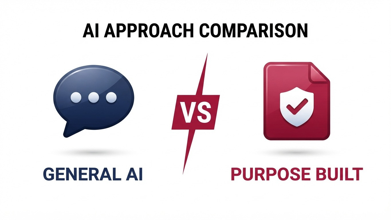 general ai chatbot versus purpose built mortgage tool comparison