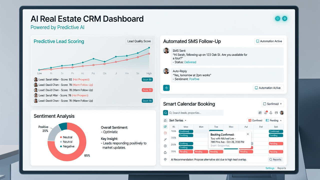 ai crm features for real estate agents lead scoring and automation