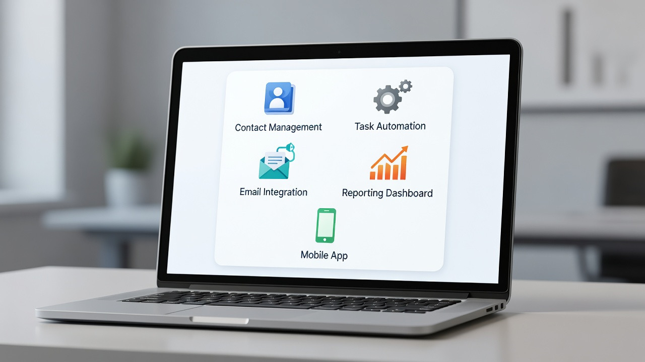 what is crm software key features contact management automation reporting