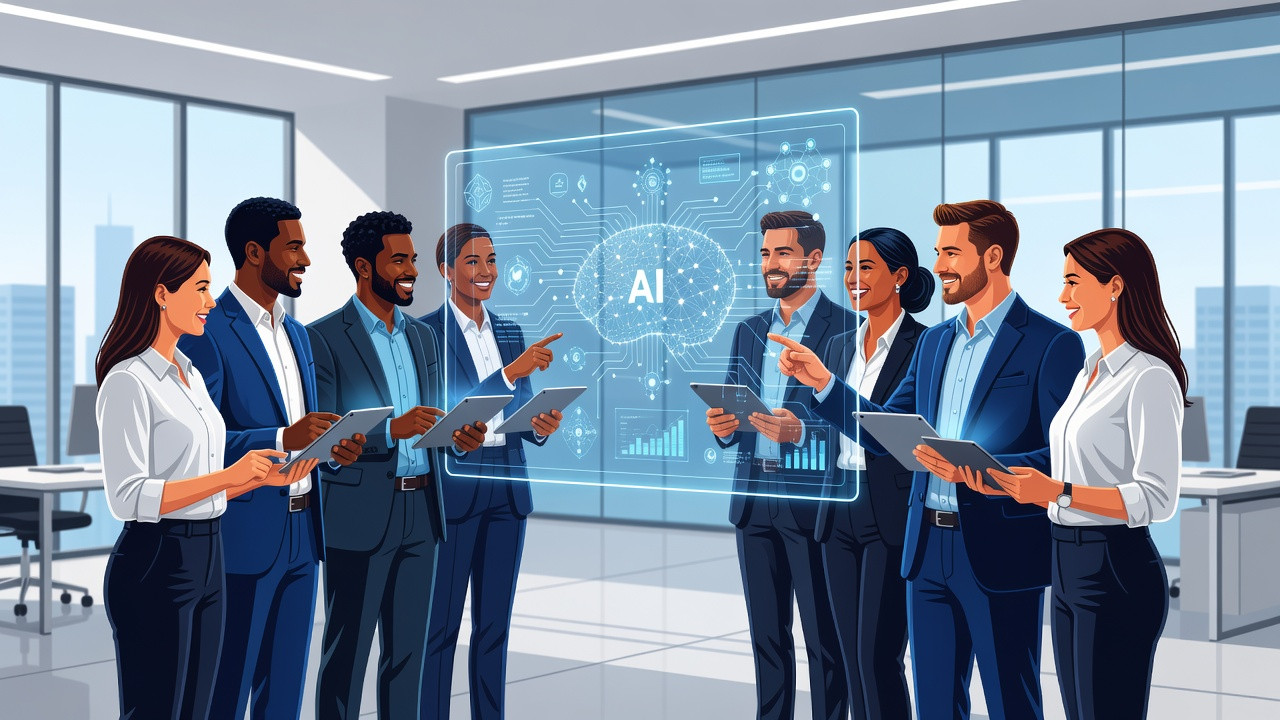 real estate ai adoption statistics 2026 hero illustration