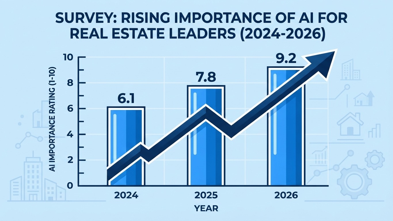 ai back office automation real estate brokerages statistics chart
