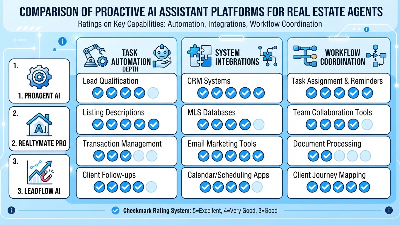 ai chief of staff for real estate agents comparison chart