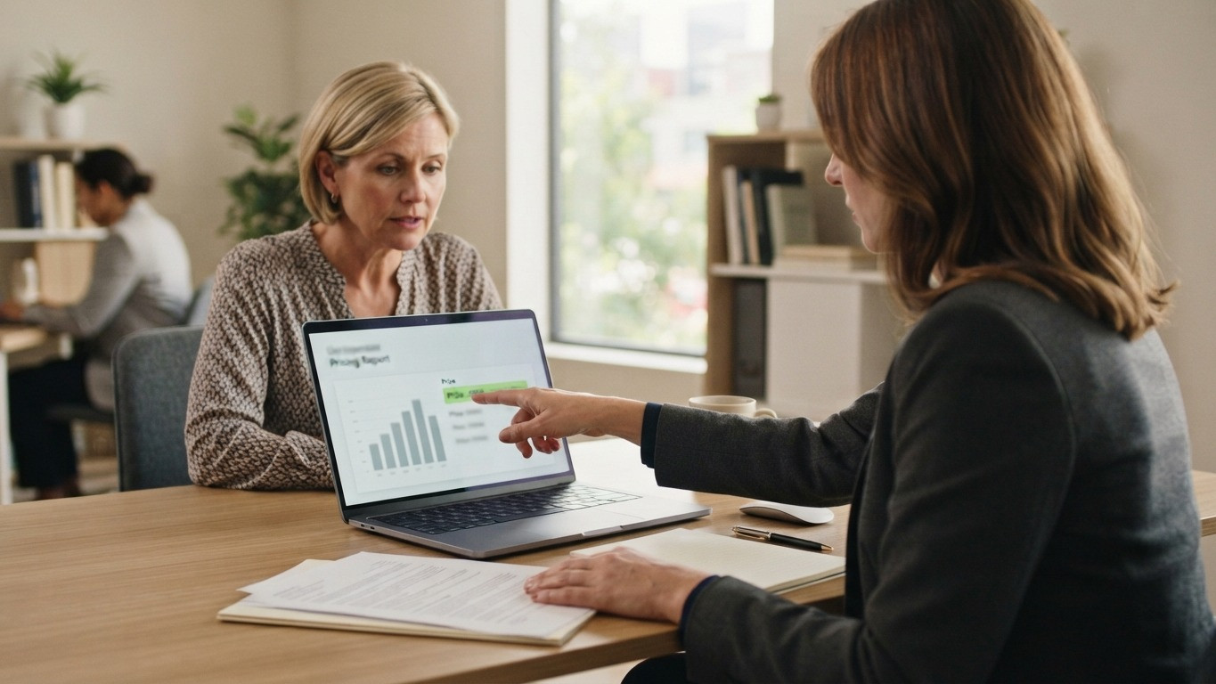 agent verifying ai generated pricing comps before client meeting