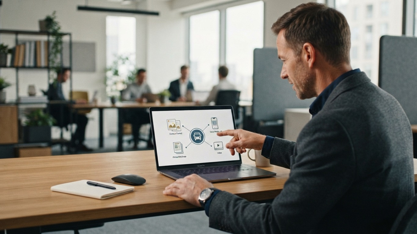 agent publishing ai generated listing content across channels