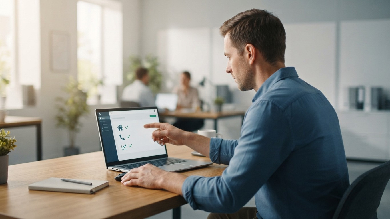 agent reviewing personalized ai training dashboard by role