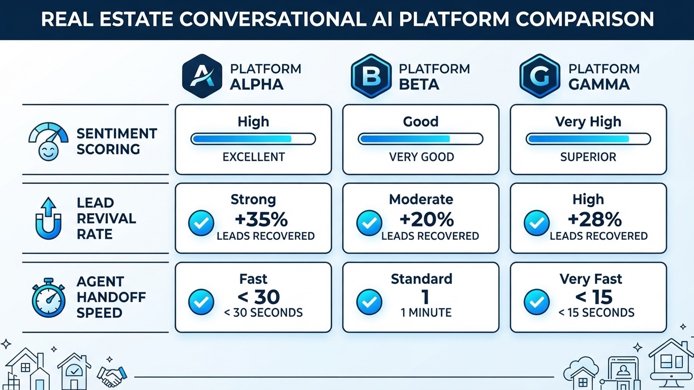 ai relationship manager for real estate leads comparison chart
