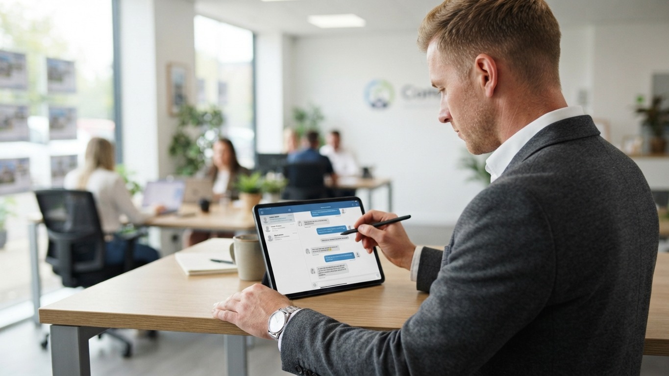 agent using follow up automation to improve cost per lead for real estate agents