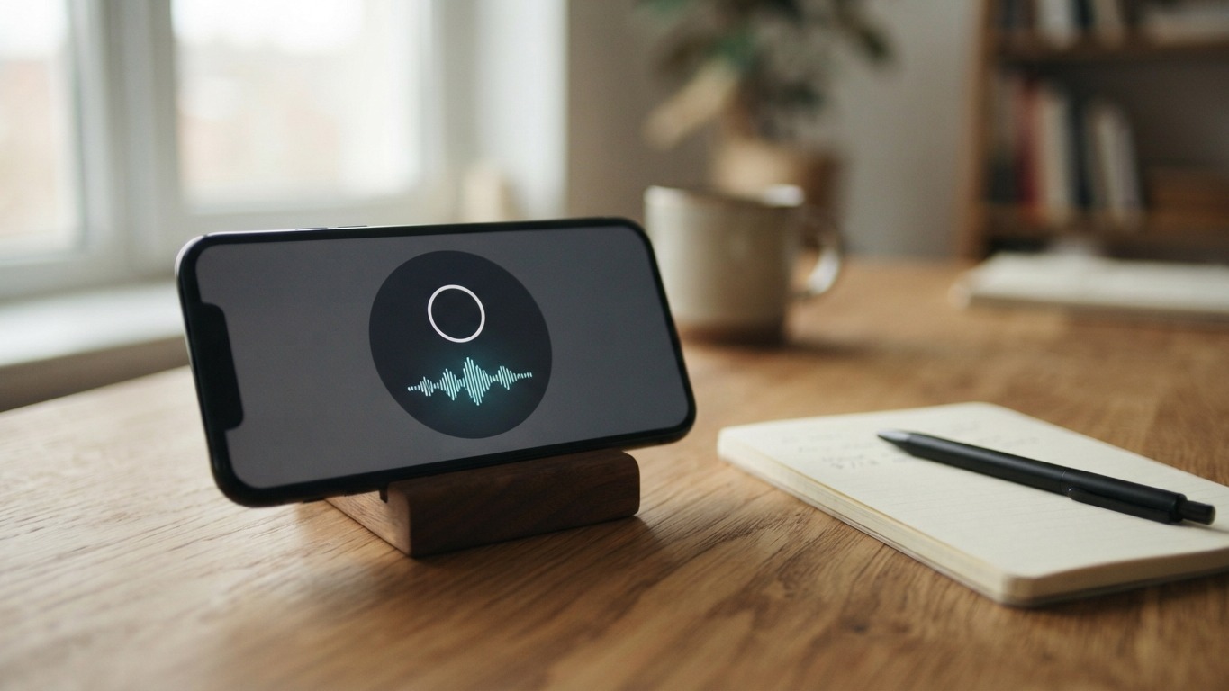 phone running ai voice calls for listing price updates with seller