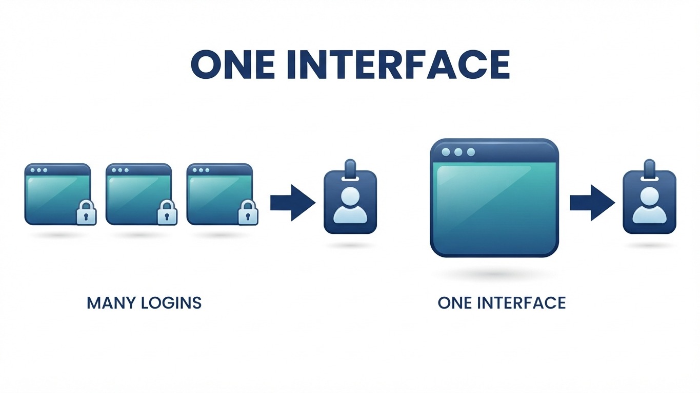 real estate brokerage technology adoption many logins versus one interface