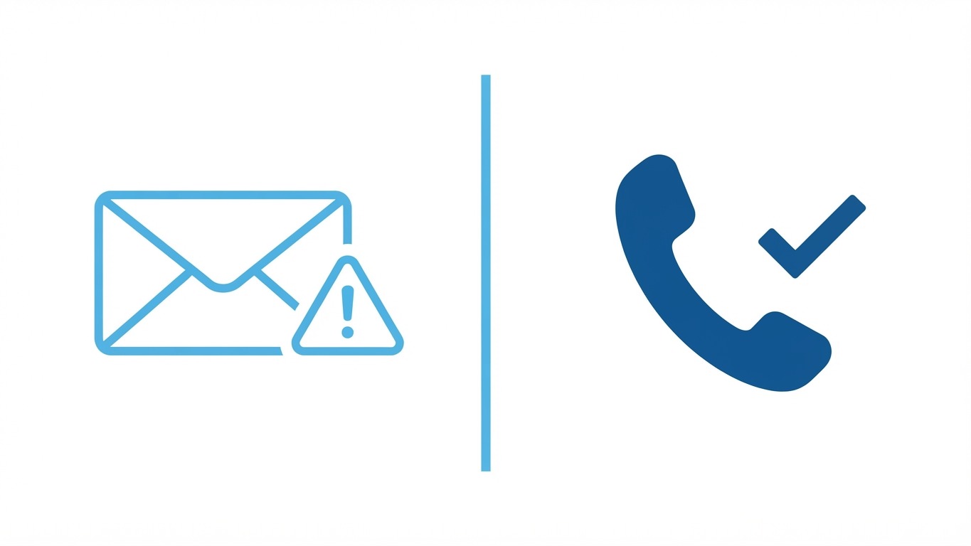 email versus phone verification in how agents protect clients from wire fraud
